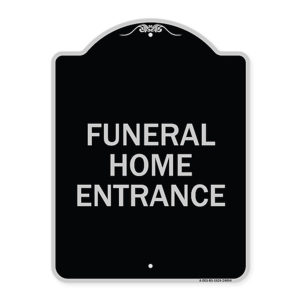 Signmission Entrance Funeral Home Entrance Heavy-Gauge Aluminum Architectural Sign, 24" H, BS-1824-24094 A-DES-BS-1824-24094 - main